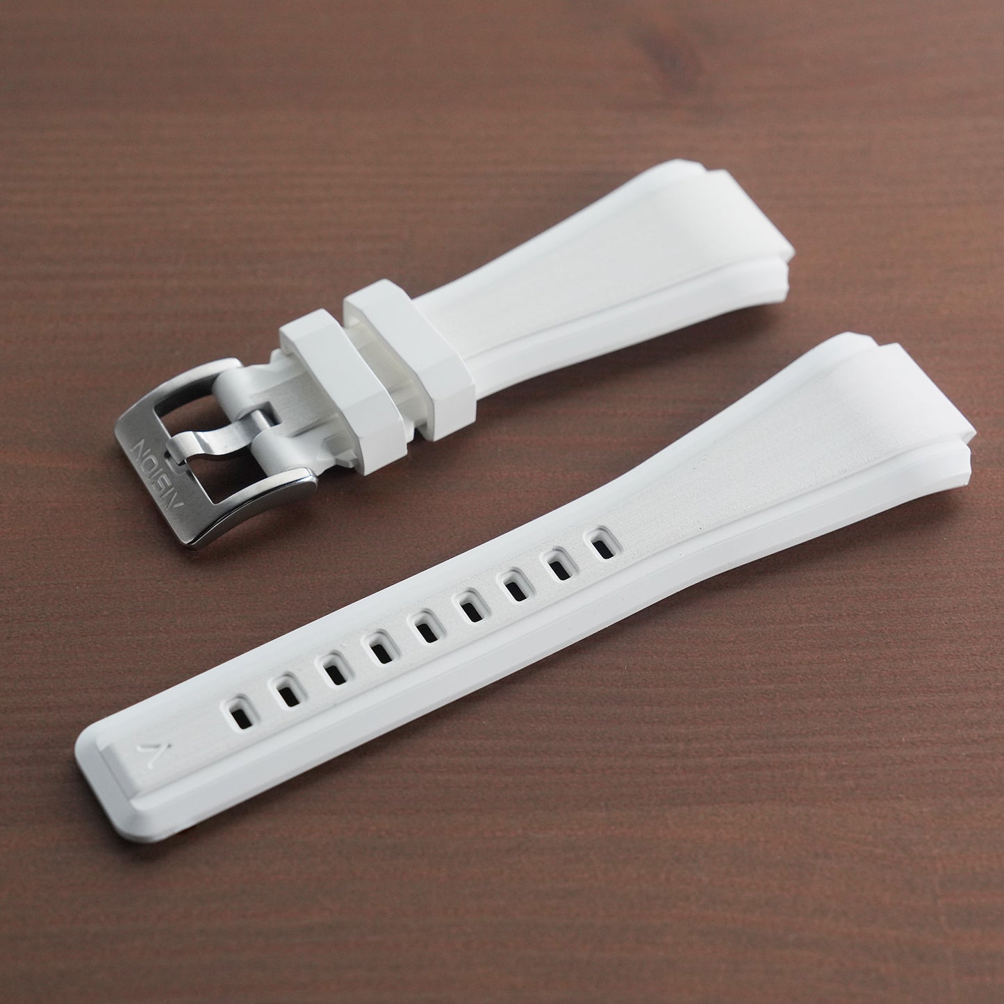 Aision Rubber Strap - White