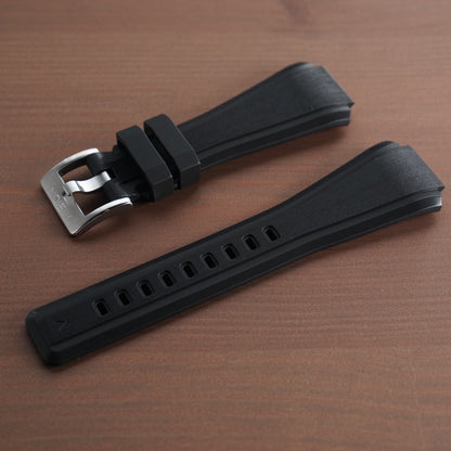 Aision  Rubber Strap - Black