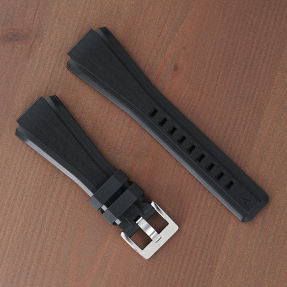 Aision  Rubber Strap - Black