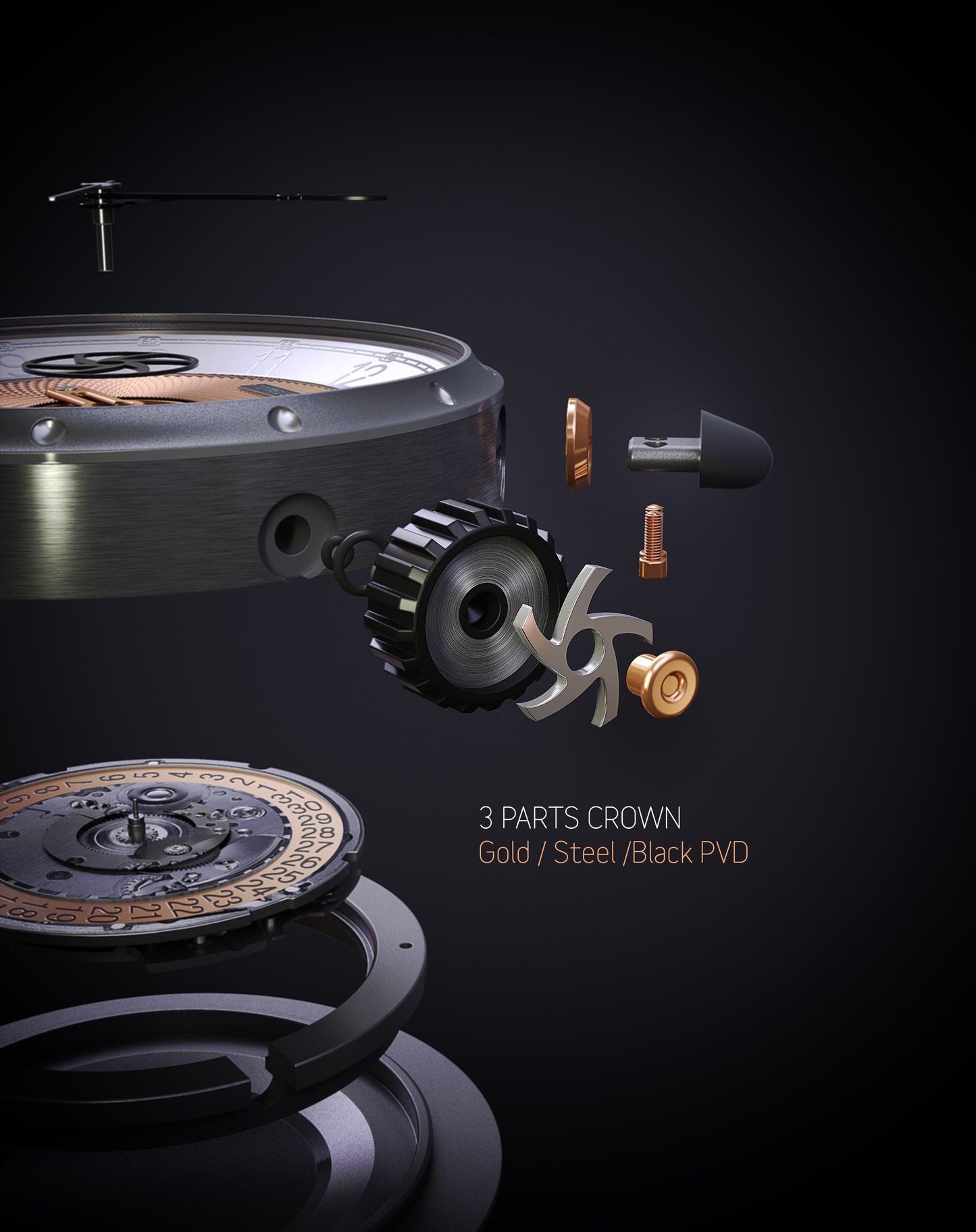 TIMELESS HMS 003-GR-W-BR