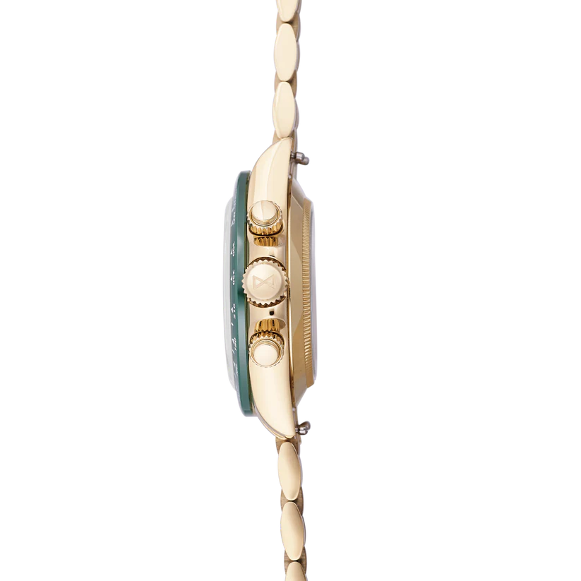 INFINITIE - D3 Velocity - PVD Gold - Malachite Dial