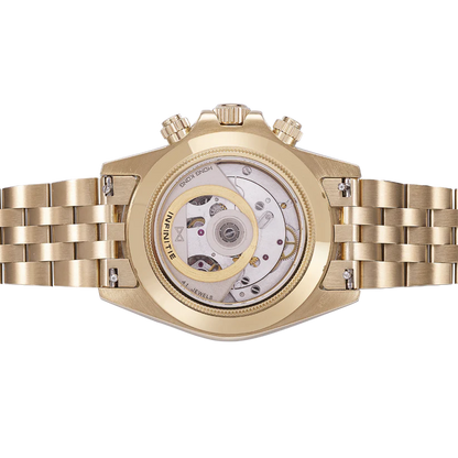 INFINITIE - D3 Velocity - PVD Gold - Malachite Dial